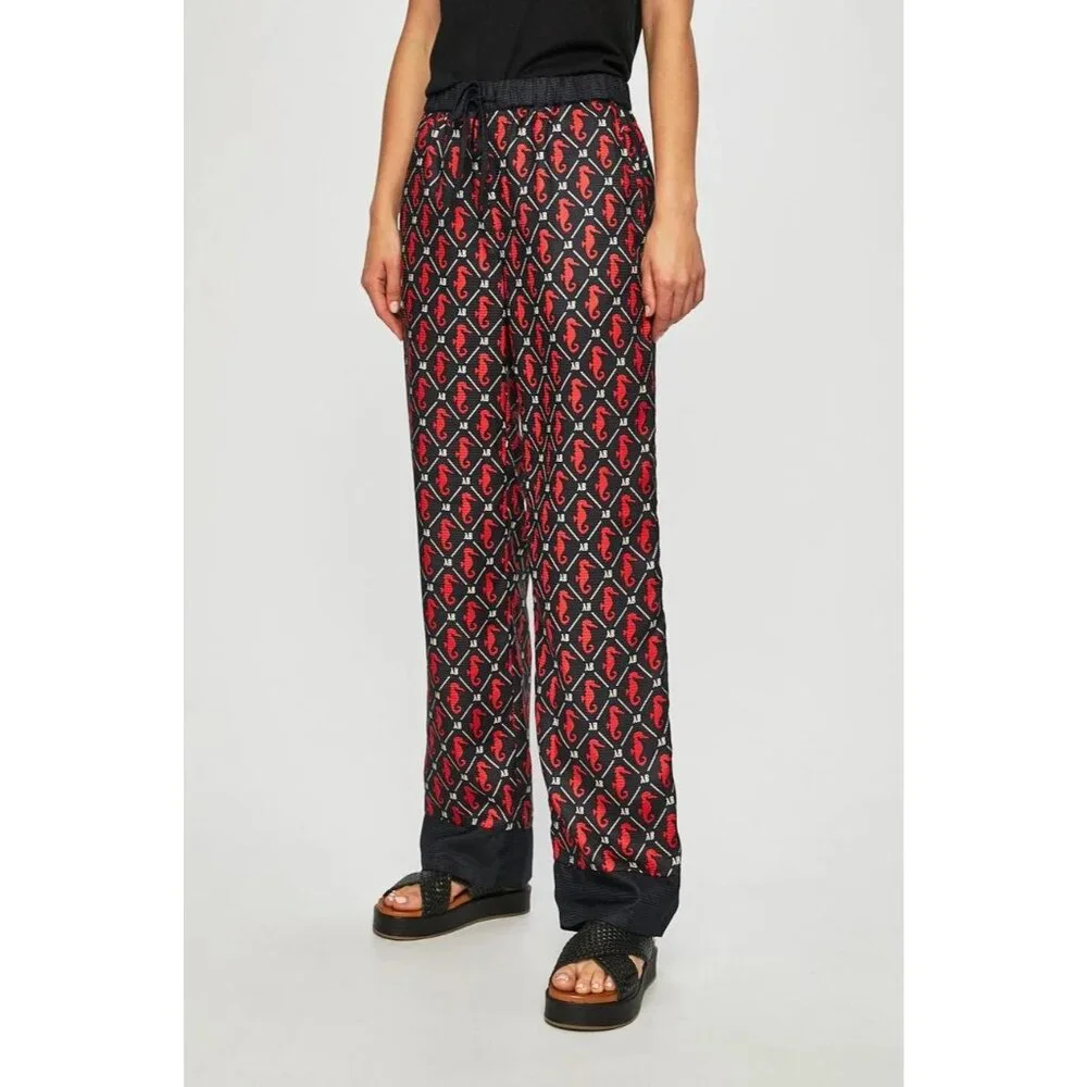 Scotch & Soda Amsterdams Blauw Matchy Seahorse Blazer & Pajama Style Pants Small - Picture 7 of 13